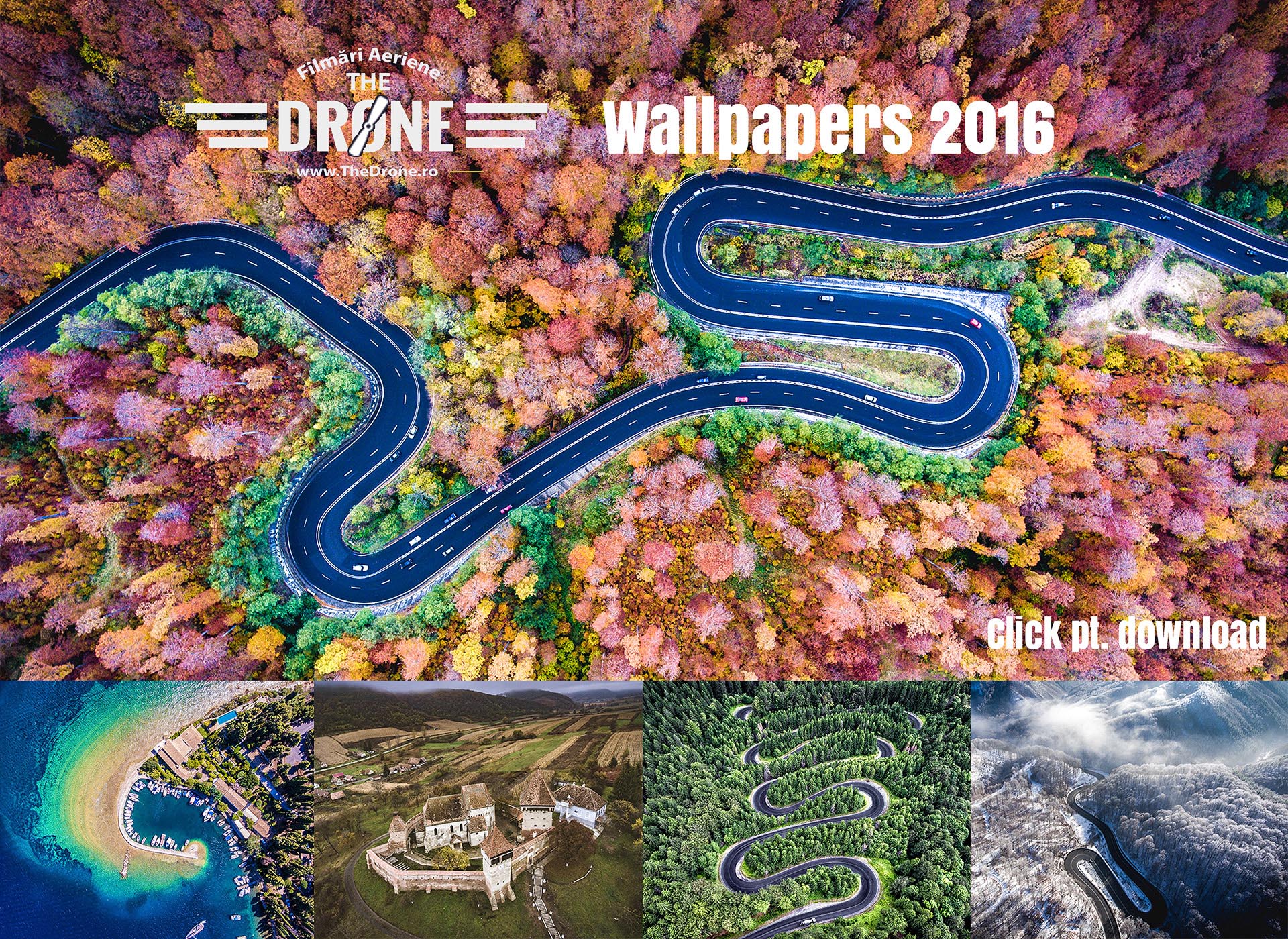 Colecția de walpapere TheDrone.ro 2016